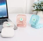 Multi Function Three Speed Hanging Mini Neck Fan | Rechargeable Portable Mini Fan - Image 2