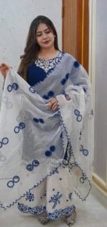 Blue White Garara Dress Collection