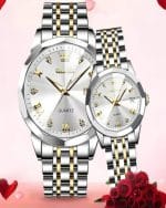 OLEVS 5563 Luxury Couple Watch (With Premium Gift Box) - Image 5
