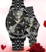 OLEVS 5563 Luxury Couple Watch (With Premium Gift Box) - Image 3