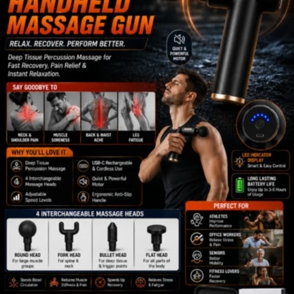 Wireless Handheld Massage Gun