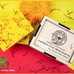 Saffron goat milk soap - Image 2