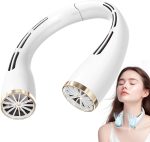 Mini Neck Portable Hanging Fan - Rechargeable Air Cooler (3 Speed Mode) - Evoleo Express - Image 3