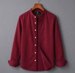 Premium Oxford Cotton Solid Shirt for Men - Evoleo Express - Image 8