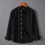 Premium Oxford Cotton Solid Shirt for Men - Evoleo Express - Image 3