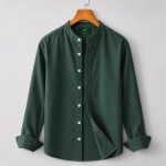 Premium Oxford Cotton Solid Shirt for Men - Evoleo Express - Image 4