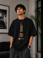Premium Cotton Drop Shoulder T-Shirt for Men (200-230 GSM) - Evoleo Express - Image 3