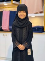 Kids Long Borka With Nikab (Dubai Cherry Fabric) - Evoleo Express - Image 3