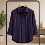 Formal Official Cotton Check Shirt for Men - Evoleo Express - Image 3