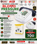 JZIKI Automatic Upper Arm Blood Pressure Monitor with 6 Months Warranty - Evoleo Express