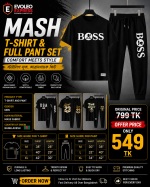 Premium MASH T-Shirt and Full Pant Set for Men - Evoleo Express