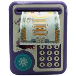 Portable ATM Password Protected Mini Bank Toy for Kids - Electronic Piggy Bank - Image 4