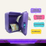 Portable ATM Password Protected Mini Bank Toy for Kids - Electronic Piggy Bank - Image 2