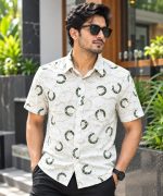 Men's Premium Cotton Half Sleeve Printed Shirt - Free Delivery - Image 4