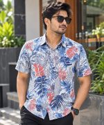 Men's Premium Cotton Half Sleeve Printed Shirt - Free Delivery - Image 8