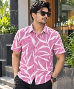 Men's Premium Cotton Half Sleeve Printed Shirt - Free Delivery - Image 12