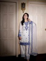 Premium Embroidery Readymade Cotton Three Piece Set - Evoleo Express - Image 7