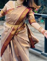 Puja Hit Lama Silk Sharee with Matching Running Blouse Piece - Image 5