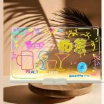 DIY Acrylic Luminescent Note Board / Night Lamp with Marker & USB Cable - Image 3