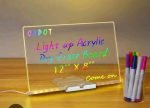 DIY Acrylic Luminescent Note Board / Night Lamp with Marker & USB Cable - Image 4