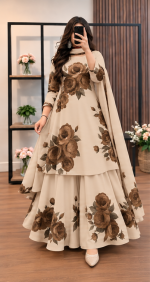 Micro Stitch Digital Print Three Piece for Women - Thai Micro Stitch Fabric - Image 5