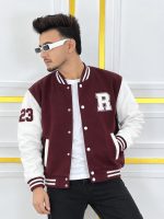 Stylish 100% Cotton Varsity Jacket for Men & Women (300+ GSM) - Unisex - Image 8