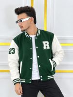 Stylish 100% Cotton Varsity Jacket for Men & Women (300+ GSM) - Unisex - Image 9