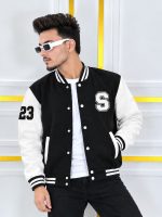 Stylish 100% Cotton Varsity Jacket for Men & Women (300+ GSM) - Unisex - Image 4