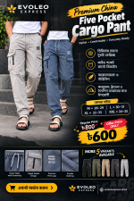 Premium China Five Pocket Cargo Pant for Men - Comfortable Casual Wear